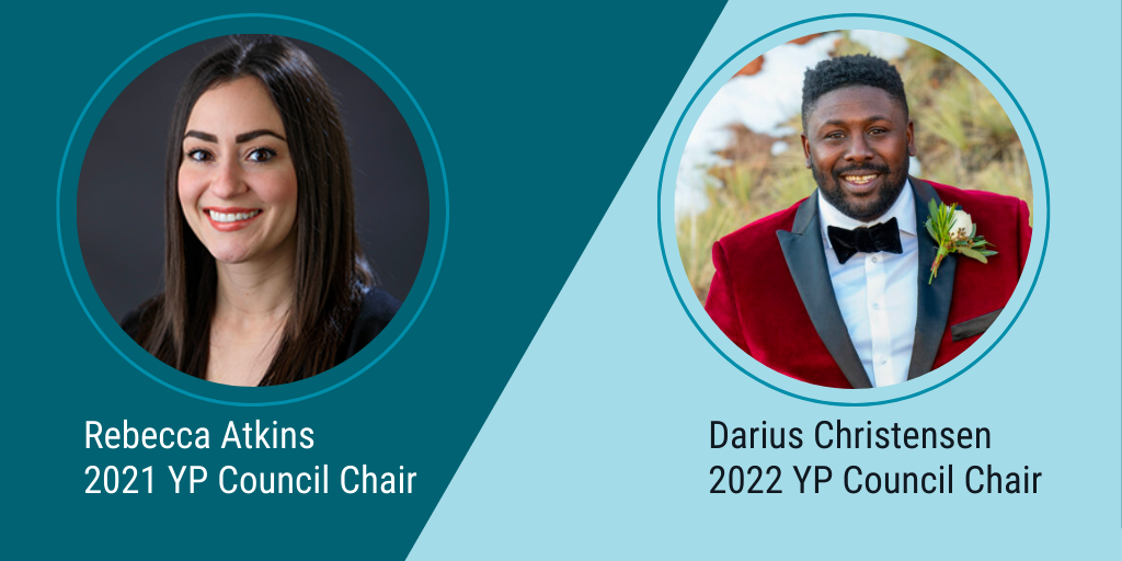 Rebecca Atkins Welcomes the 2022 YP Council Chair, Darius Christensen